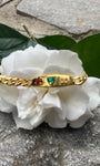 ID Bracelet with Gems