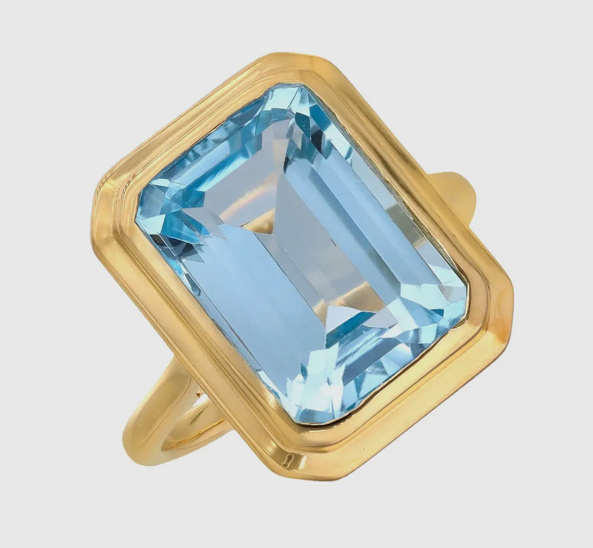 Blue Topaz Ring