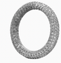 Bling Bling Ring in White Gold