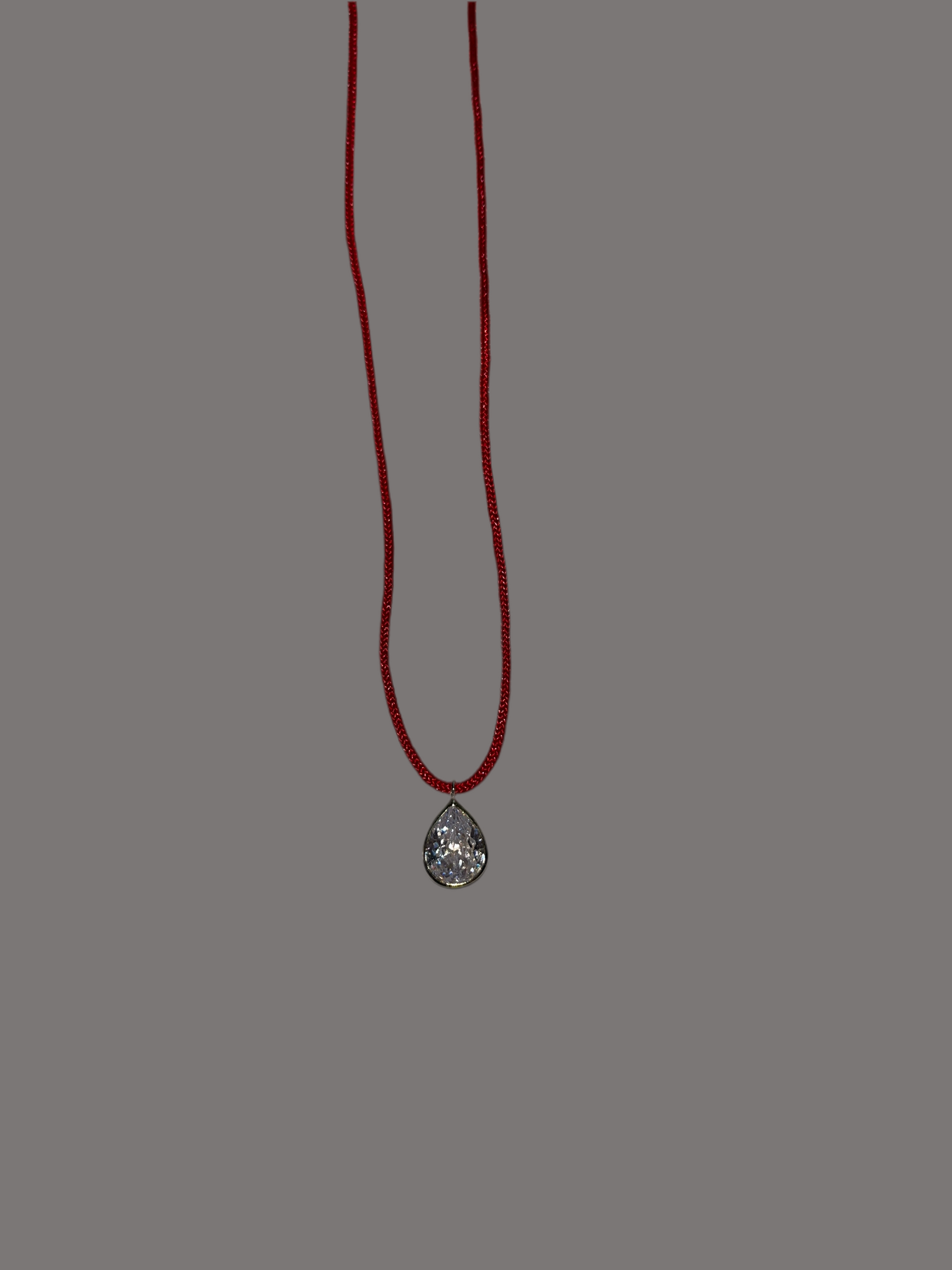 Red Cord Pear Heart