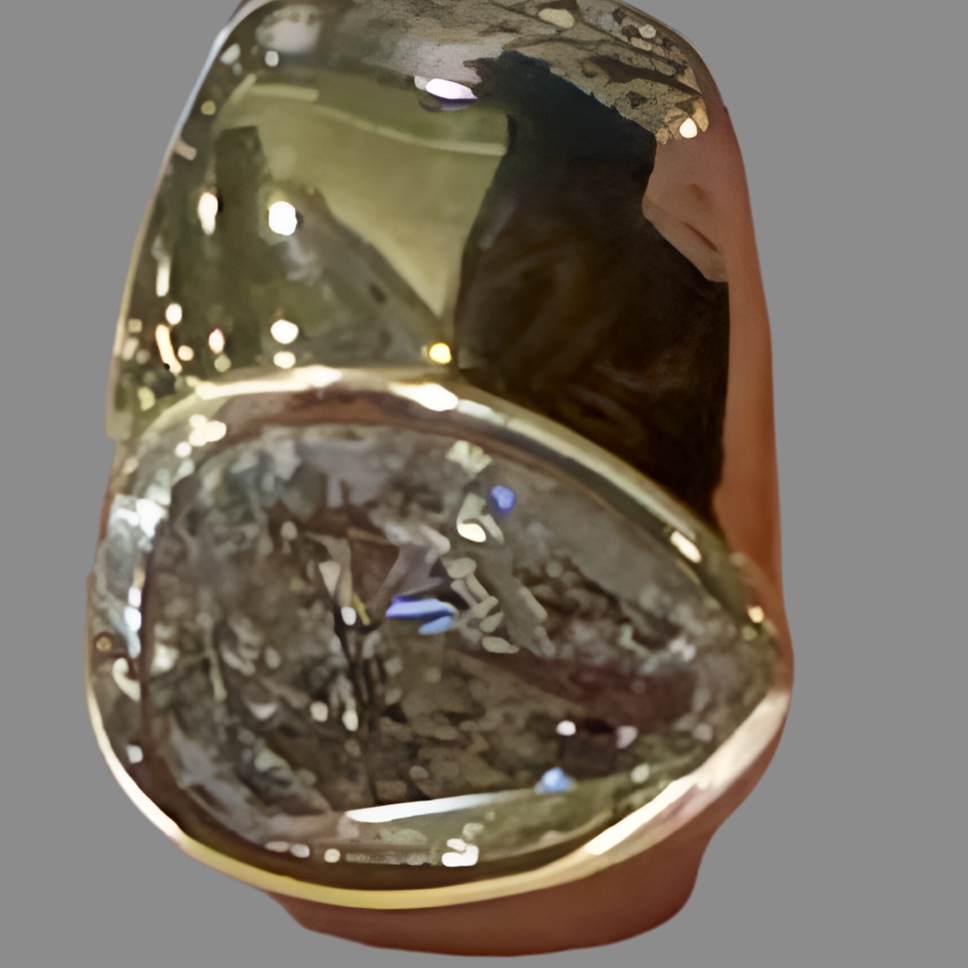 Salt and Pepper Diamond Ring