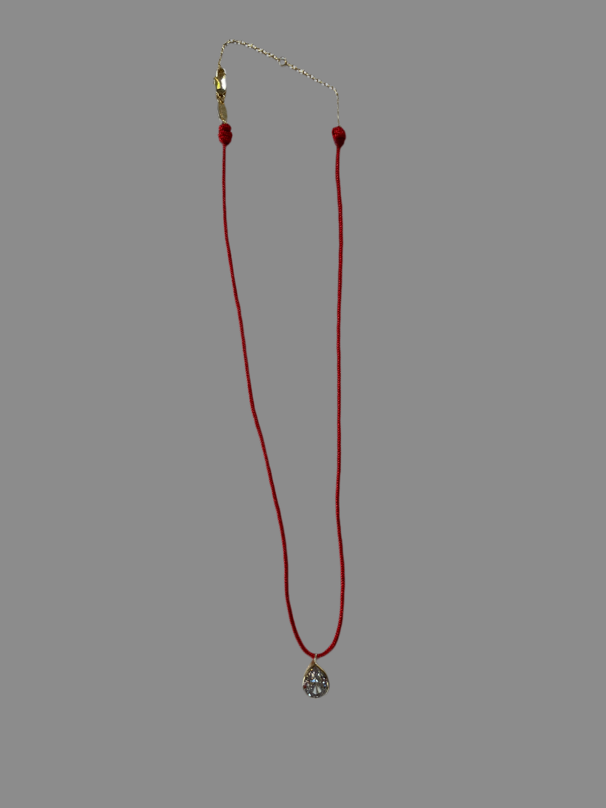 Red Cord Pear Heart