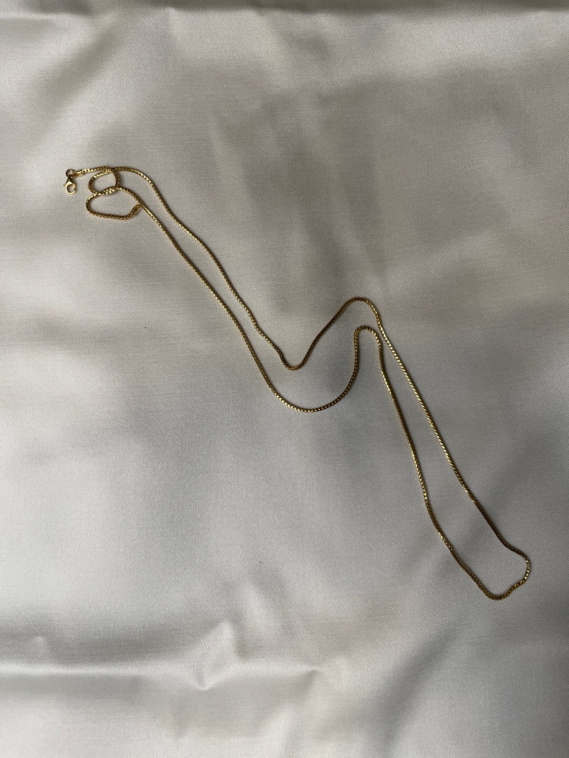 Gold Dainty Box Chain