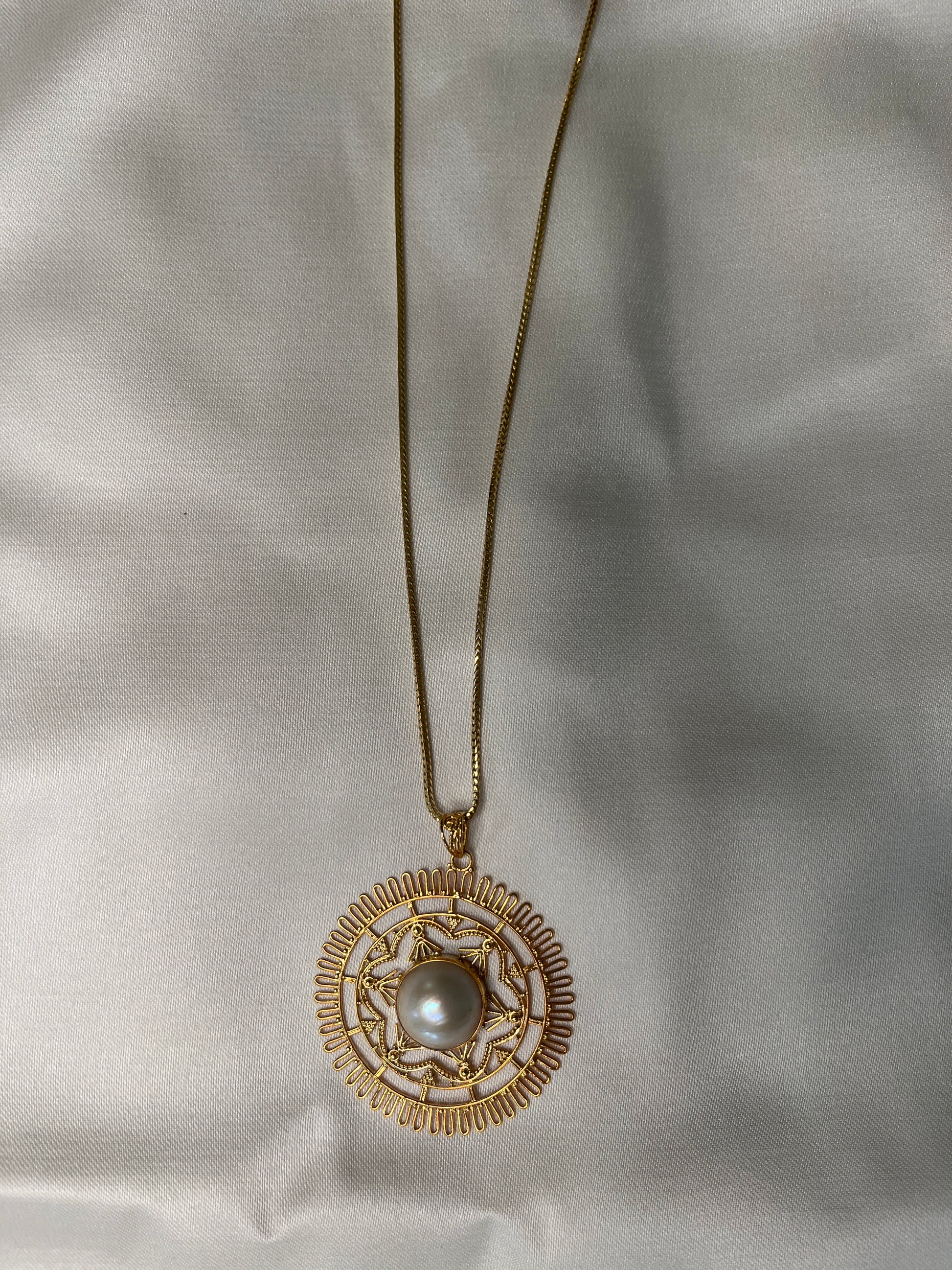 Dome Pearl Pendant