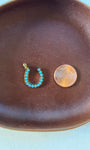Turquoise Horse Shoe Pendant