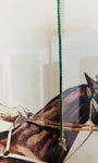 Pretty Pony Necklace in Emeralds