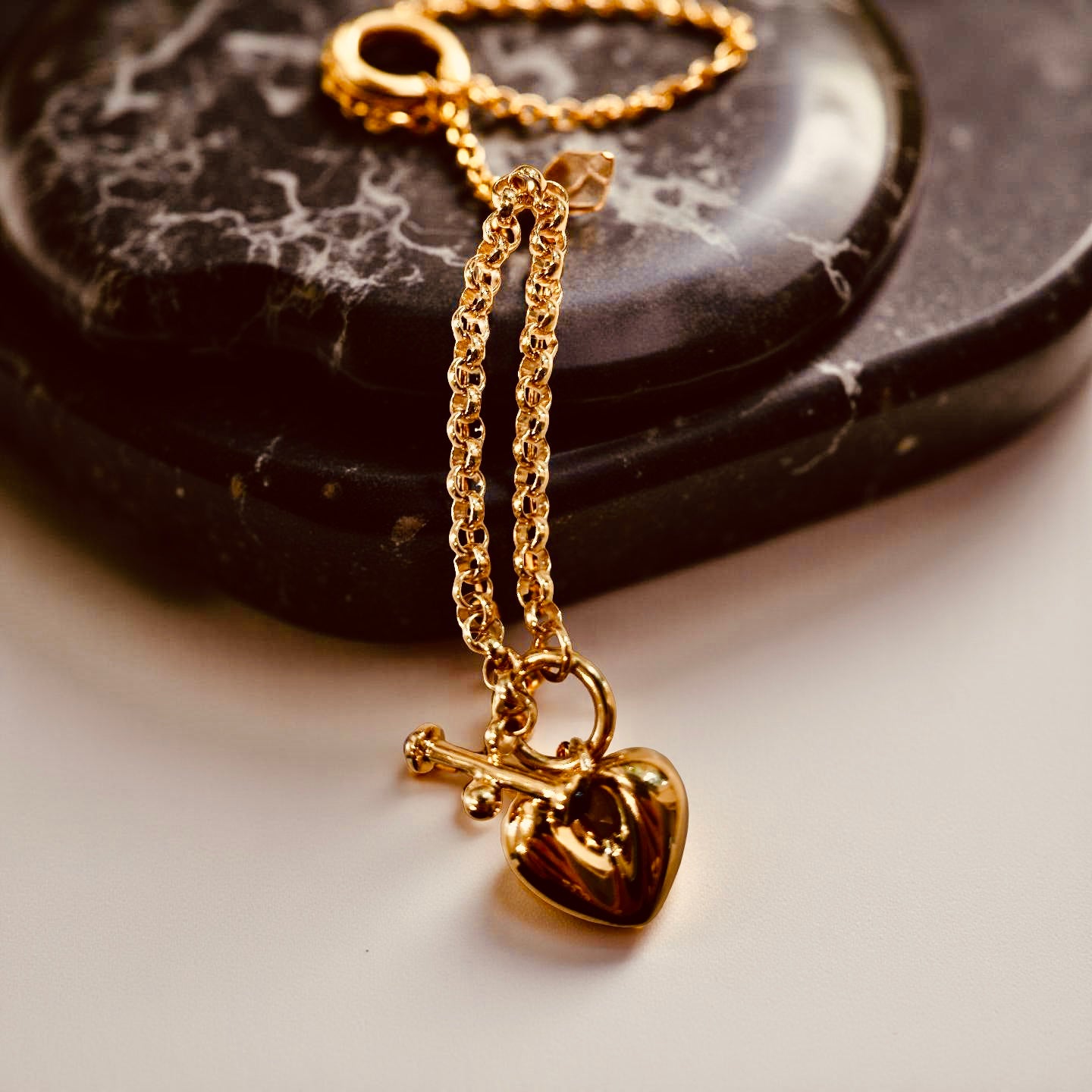 Toggle Heart Bracelet