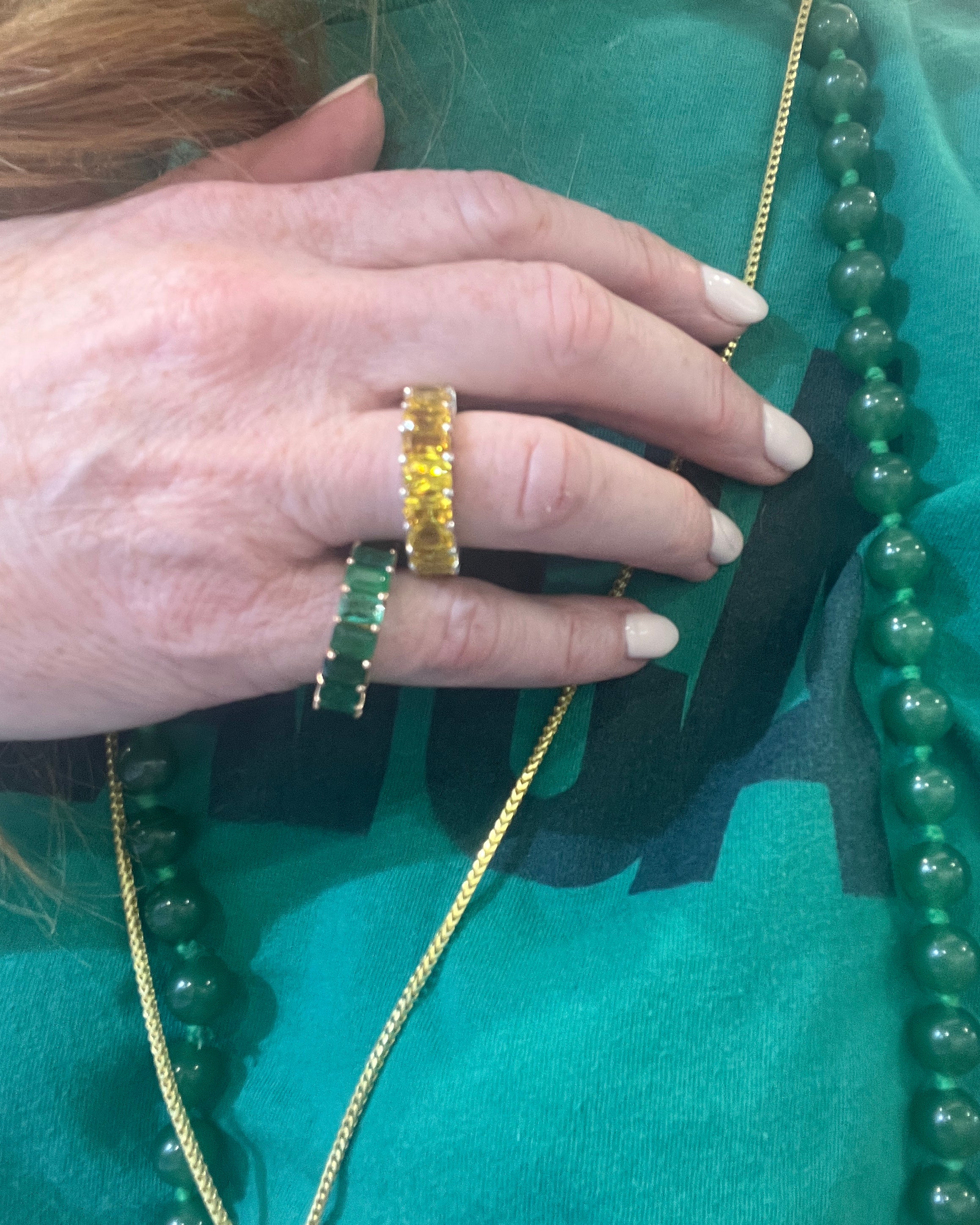 Emerald Eternity Band