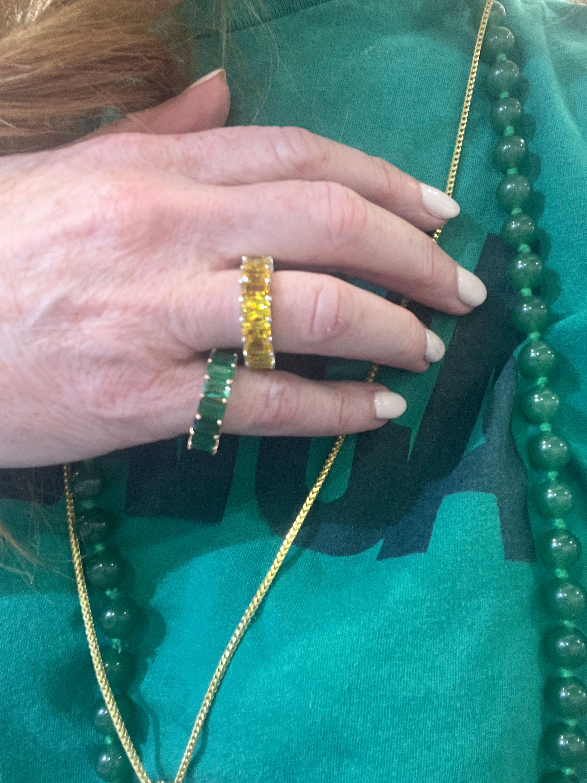 Emerald Eternity Band