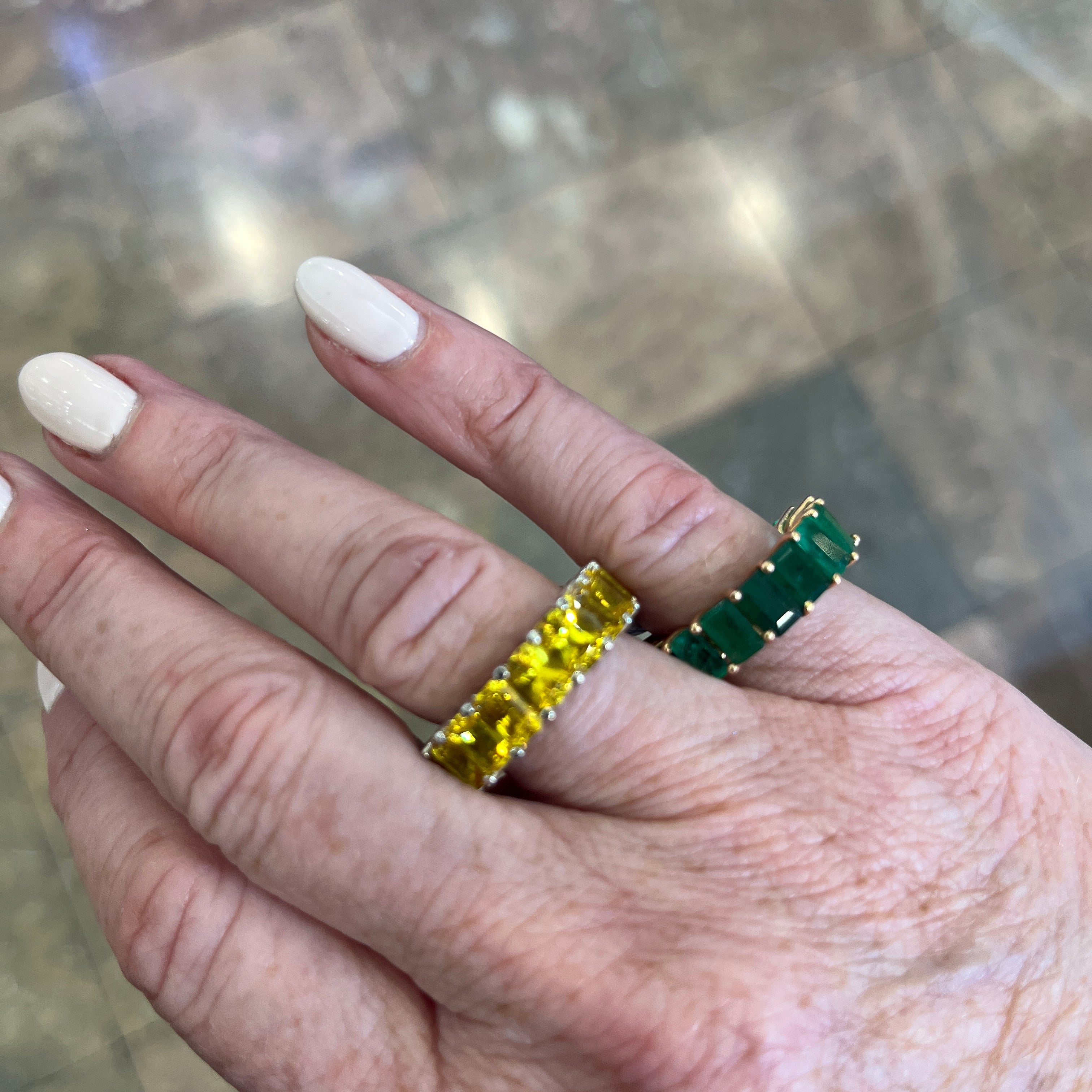 Emerald Eternity Band