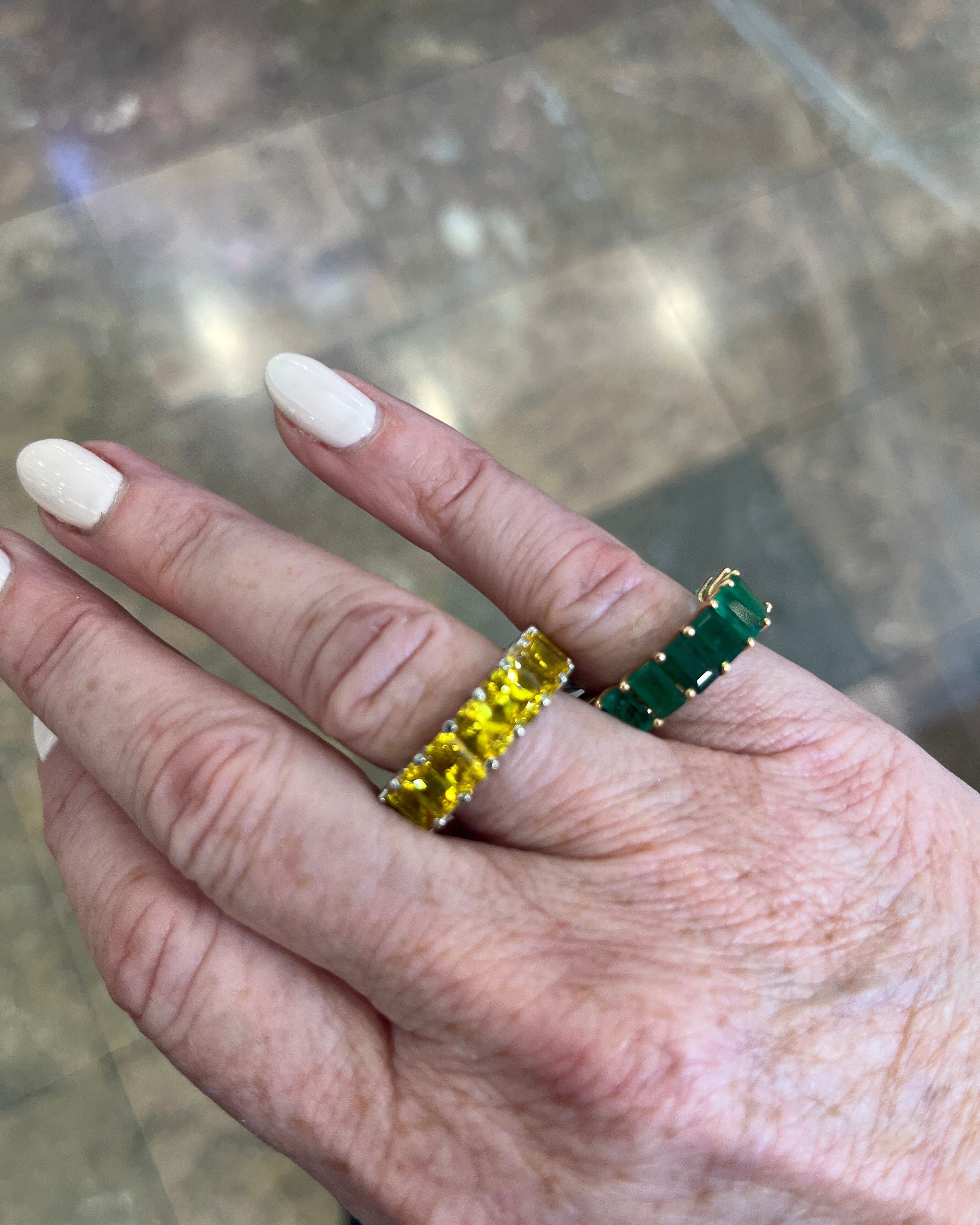 Emerald Eternity Band