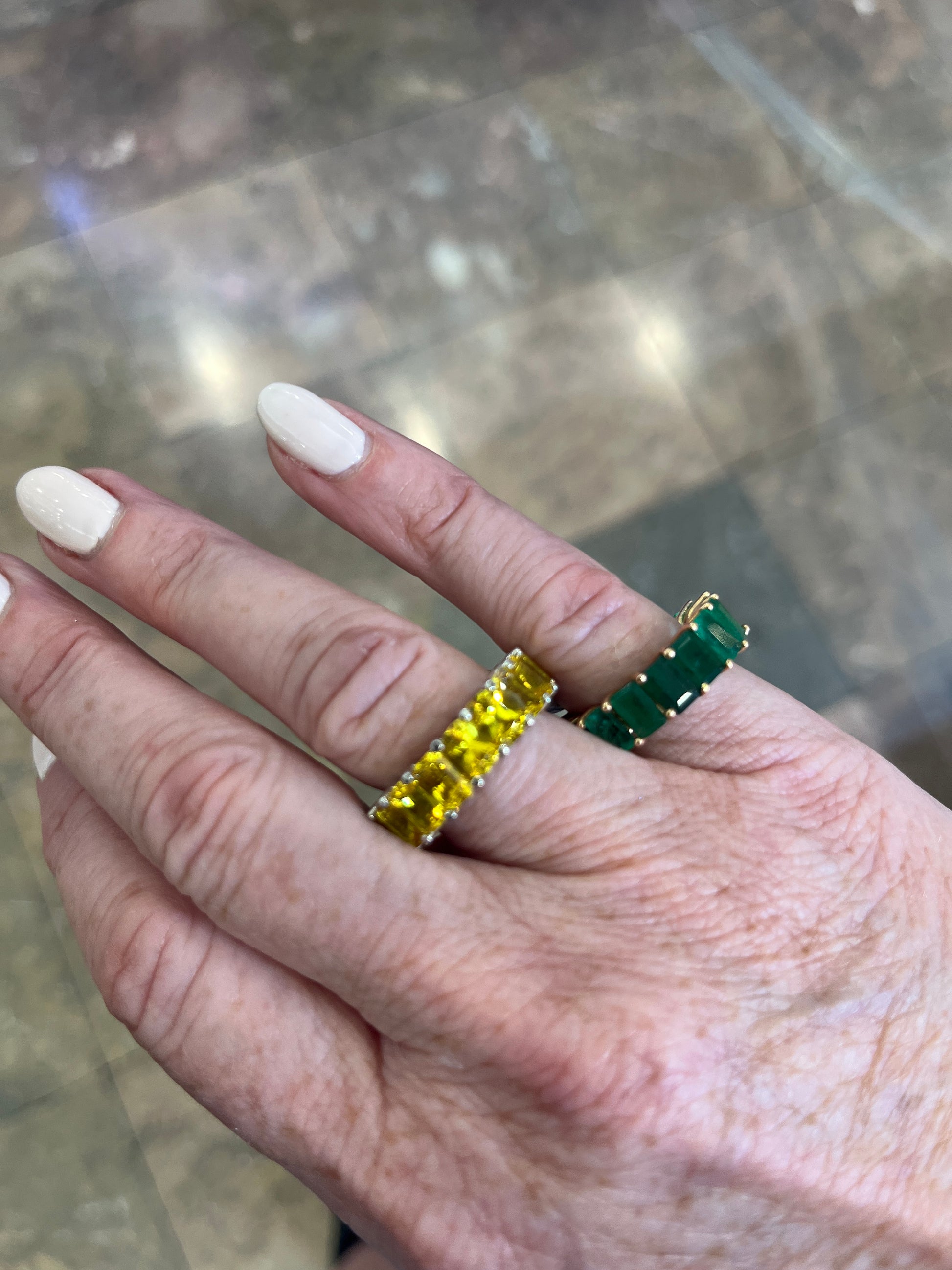 Emerald Eternity Band