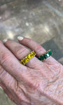 Yellow Sapphire Eternity Ring