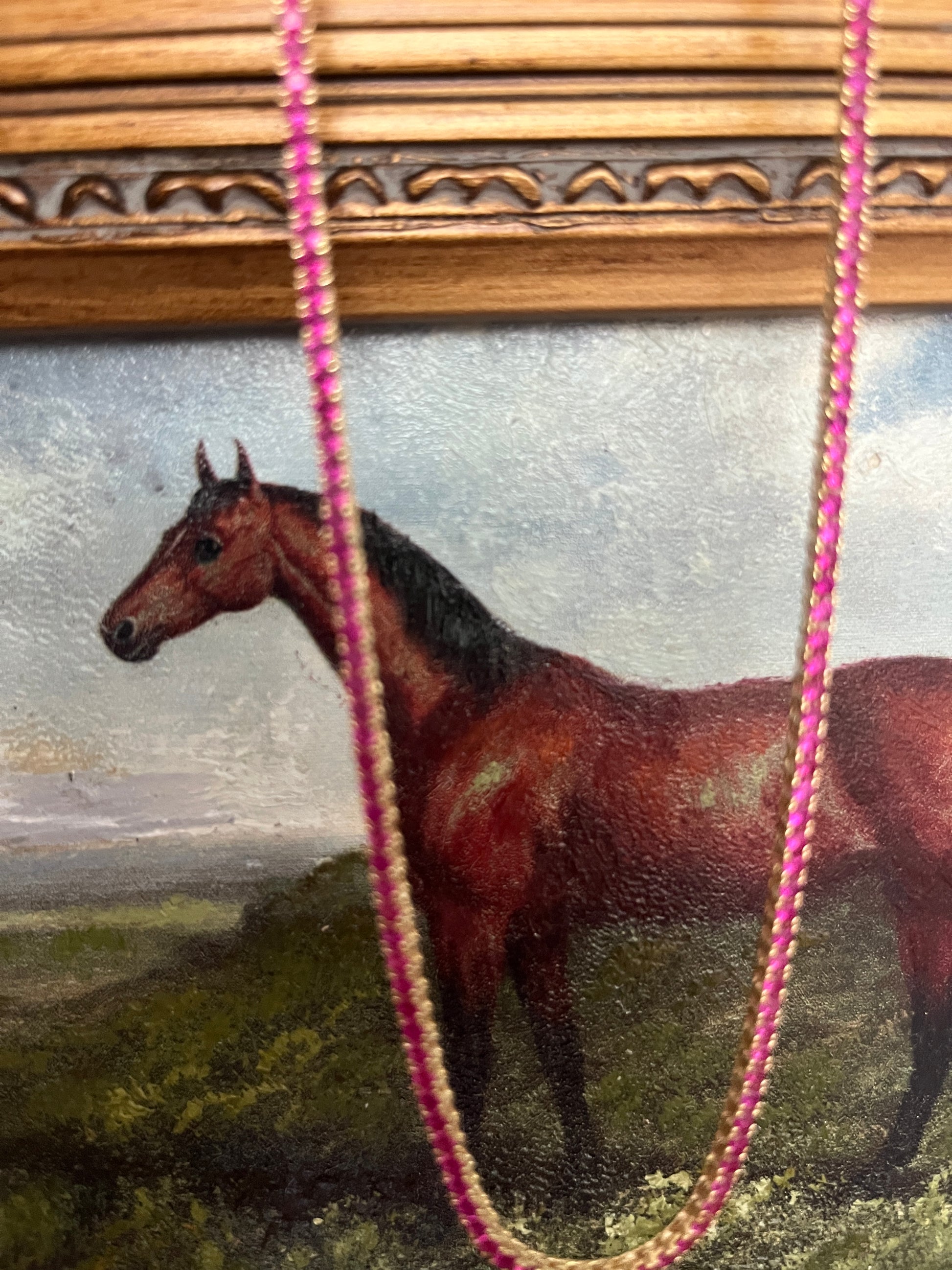 Pretty Pony Necklace in Ruby