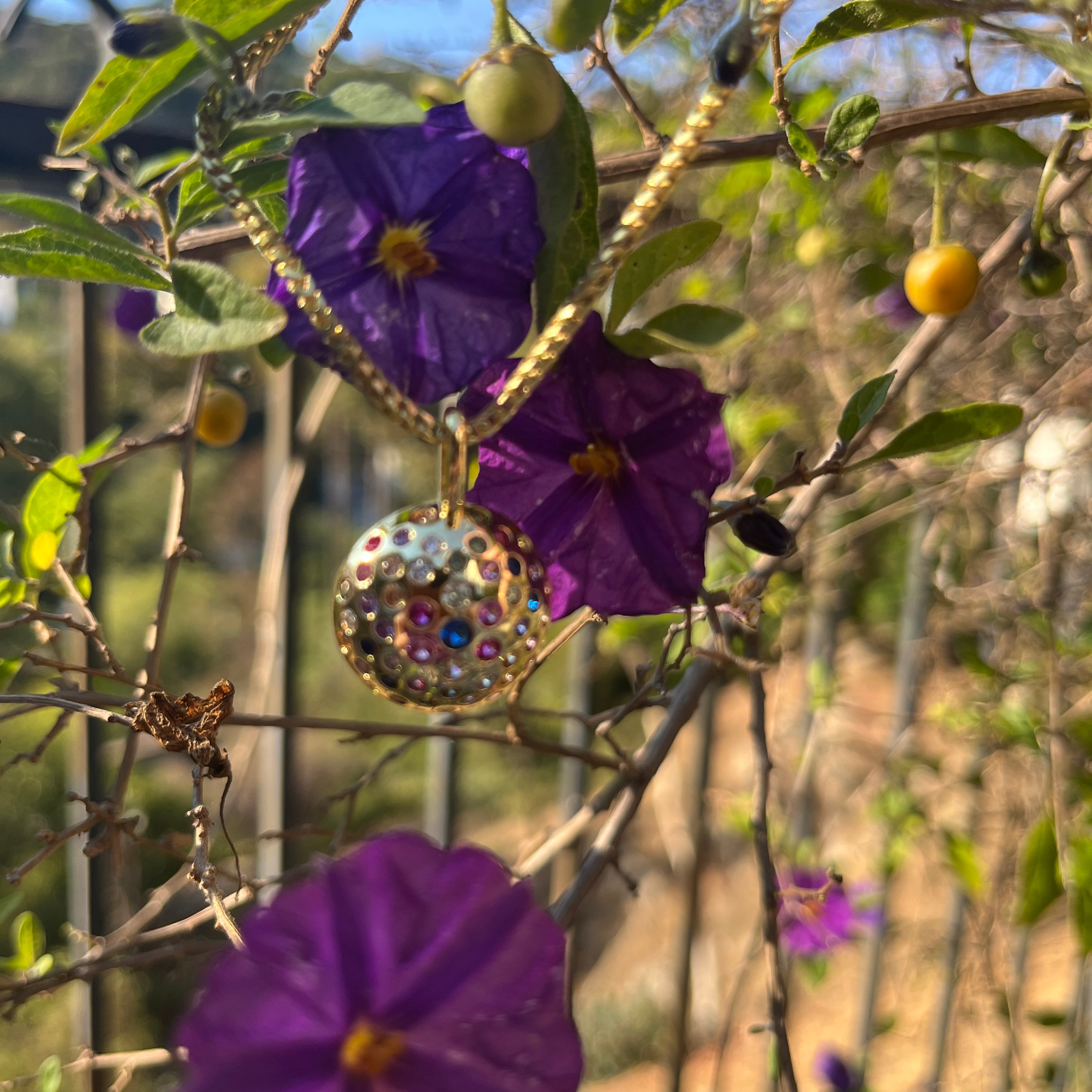 Speckled Ball Pendant
