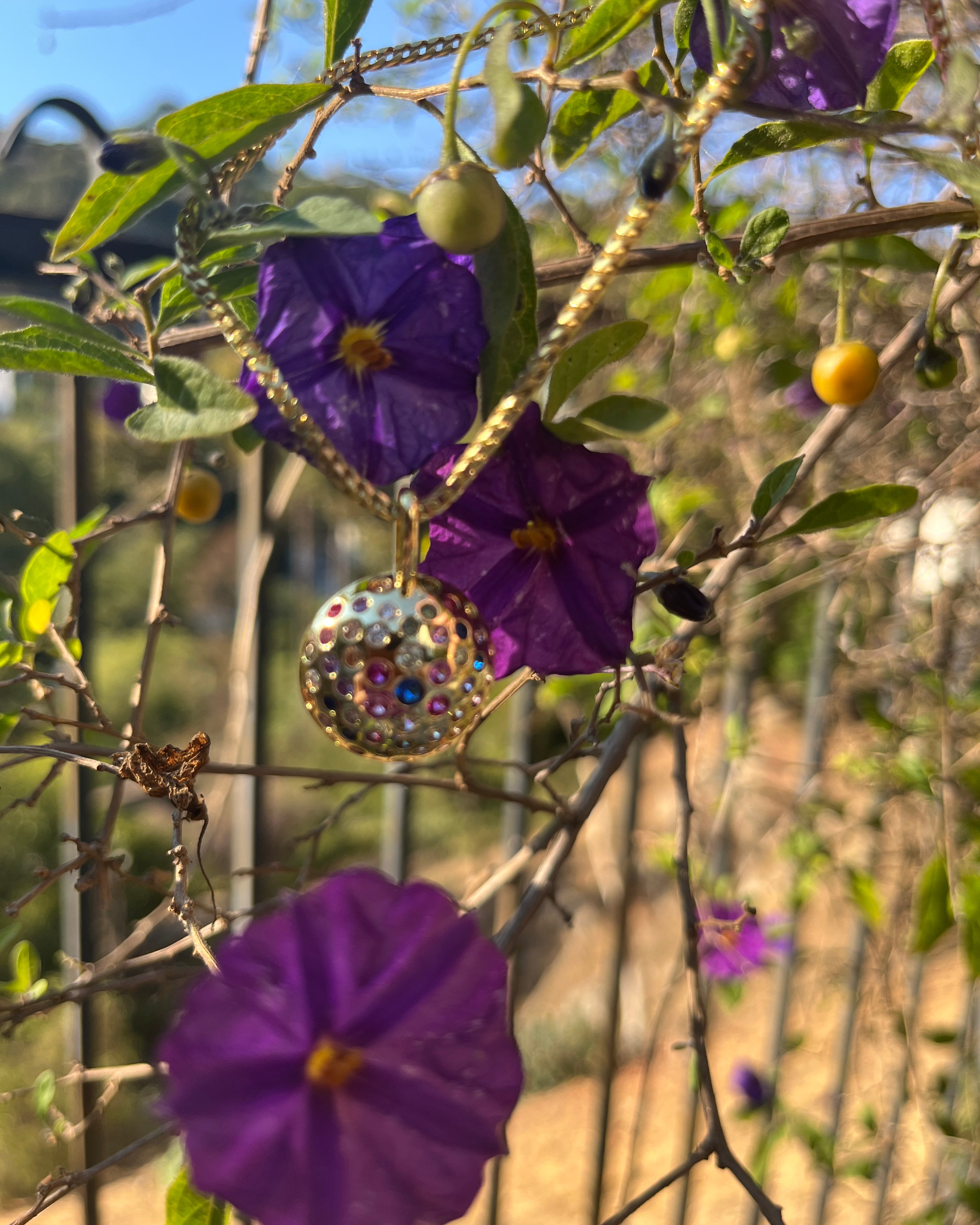 Speckled Ball Pendant