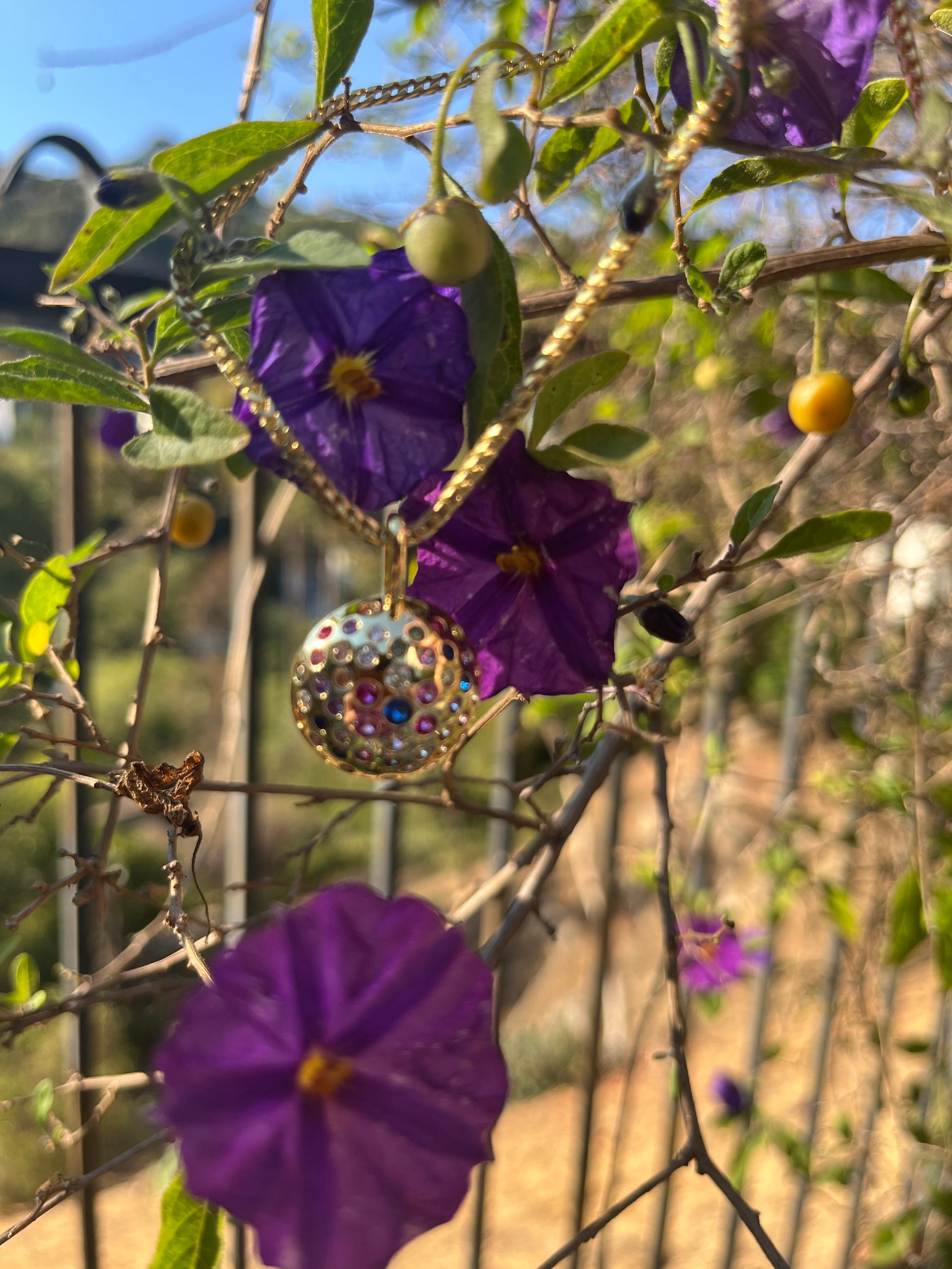Speckled Ball Pendant