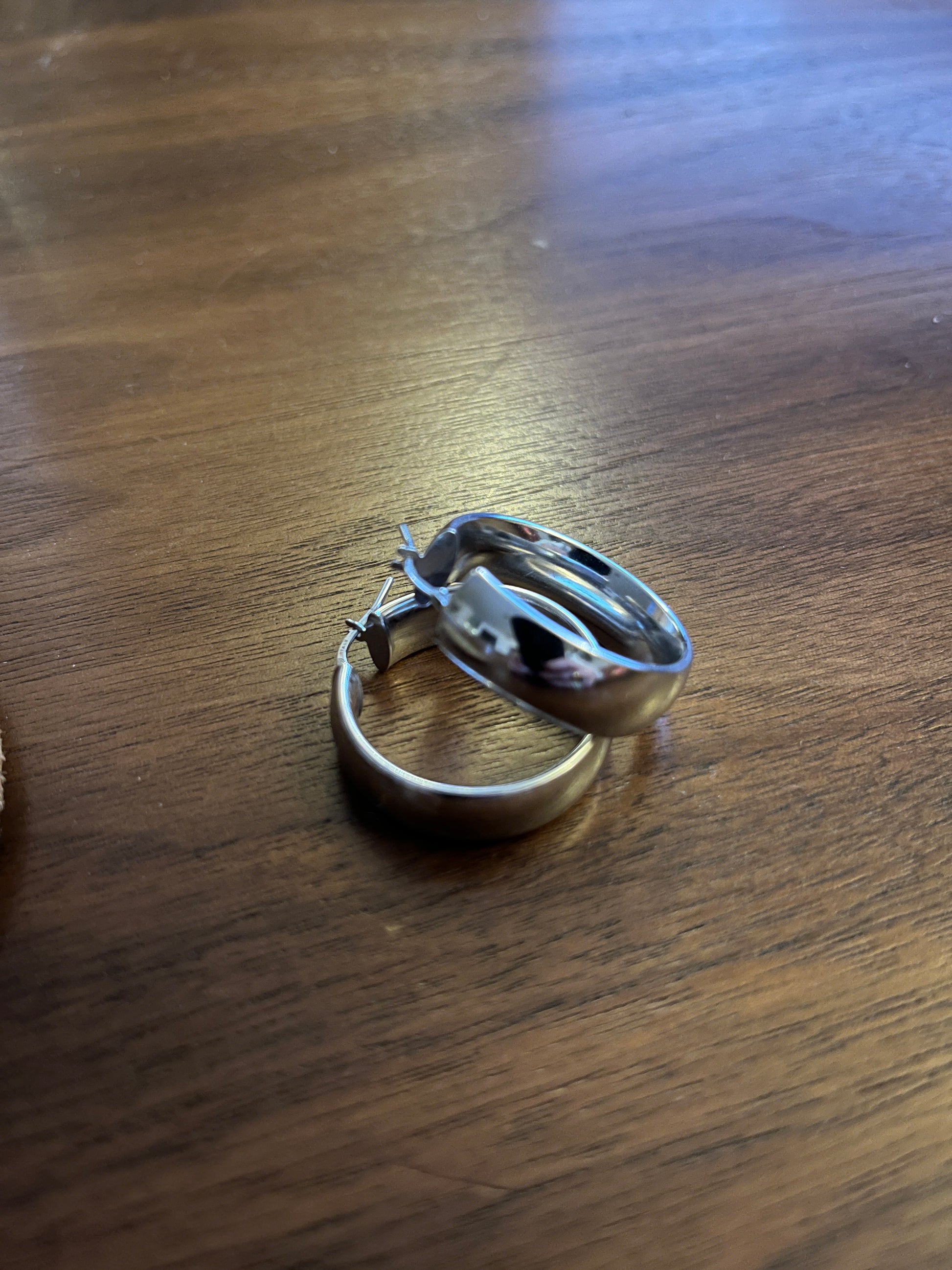 Nonna Hoops in Sterling Silver