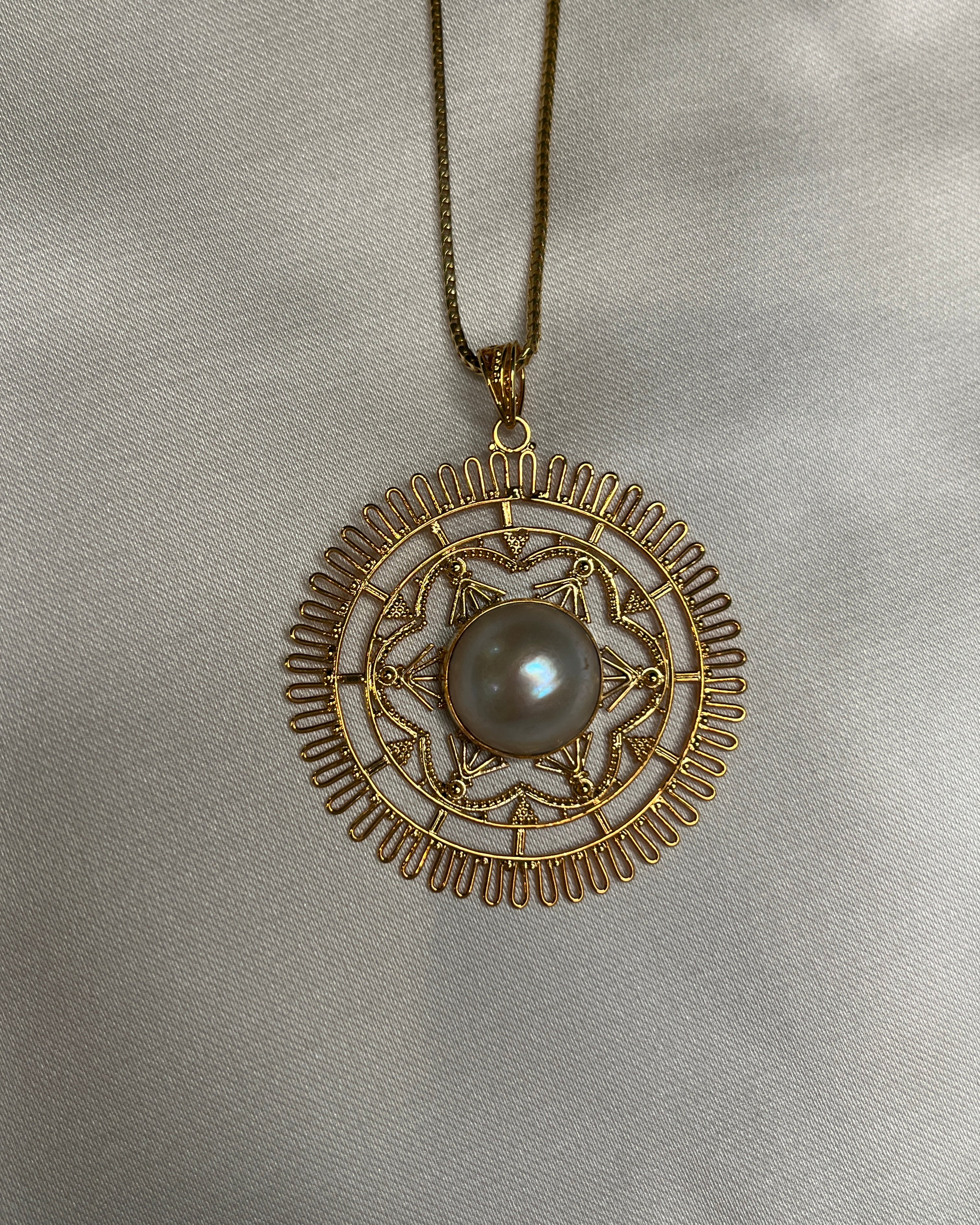 Dome Pearl Pendant
