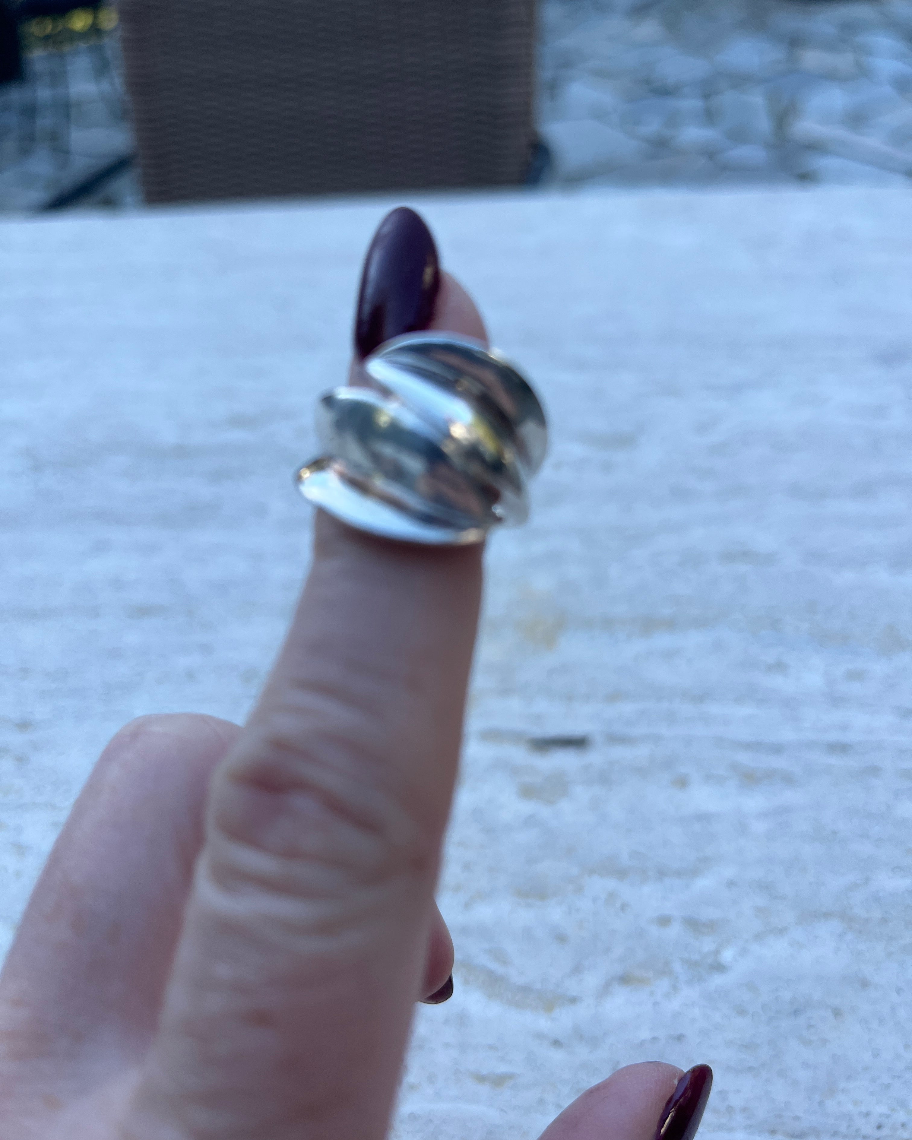 Vintage Crossover Ring