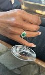 Green Eye Evil Eye Ring